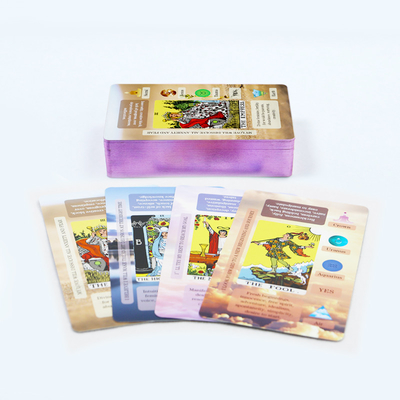 comprare Tarot russo a bordo viola stampato su misura online manufacture