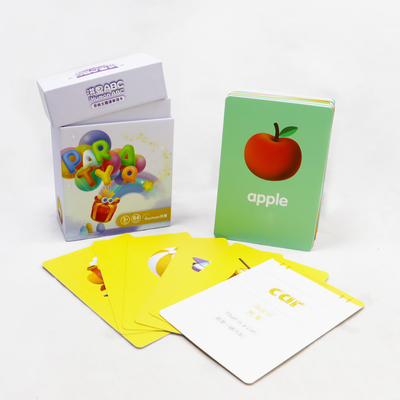 comprare Disegni personalizzati di carte di apprendimento inglese per bambini disegni personalizzati di fonetica laser flashcards per bambini online manufacture