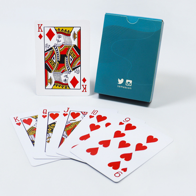 comprare Disegno su misura Casinò impermeabile di plastica 52 mazzi di carte da poker con stampa del logo online manufacture