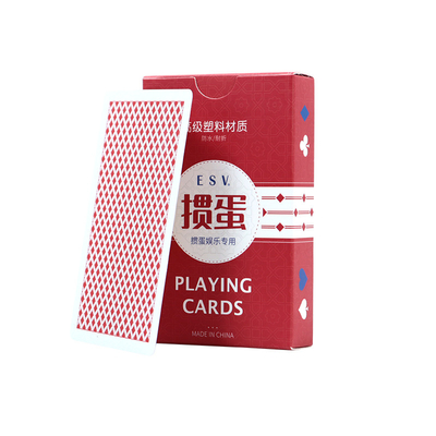 comprare Disegno personalizzato stampa anteriore e posteriore di carte da gioco impermeabili in PVC per giochi durevoli online manufacture