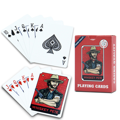 comprare Cartoline da poker di carta con scatola ricreazione personalizzata giocare a carte in stile cowboy online manufacture