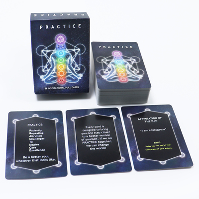comprare 63x88mm Normal Custom Print Positive Adult Spirit Affirmation Card per tutte le età online manufacture