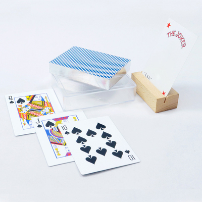 comprare Bordi d'argento personalizzati per carte da gioco verniciati e personalizzati con custodie di plastica dura online manufacture