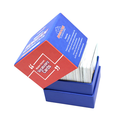 comprare Finitura di superficie di laminazione e design personalizzato per schede di apprendimento coreane personalizzate online manufacture