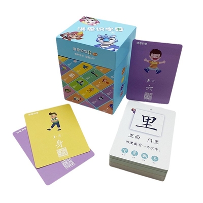 comprare UV Terminato Vocabolario tascabile Flash Card Logo personalizzato Accettato Educazione interattiva online manufacture