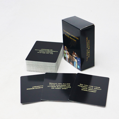 comprare 90g/Deck Personalizzazione Grandi Discussioni Carta di gioco Per Uomini E Donne Logo personalizzato accettato Interessante online manufacture