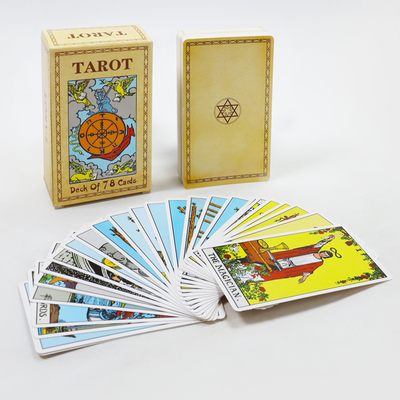 comprare Set di carte del Tarot personalizzato con libro guida Finitura normale di superficie personalizzata online manufacture