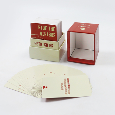 comprare Logo Stampa personalizzata Festa di carta di lusso Personalizzazione di coppia Giochi di carte Deck Giochi da tavolo Giochi di gioco di carte per adulti online manufacture