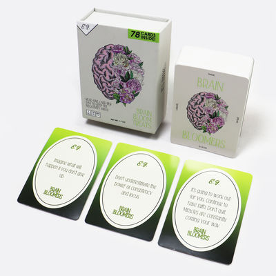 comprare 365 Day Memory Game Card Printing Personalized Custom Daily Manifestation Affirmation Cards with Box CDR Artwork Format online manufacture