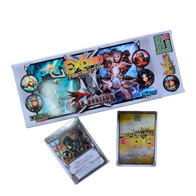 comprare Design personalizzato accettato, stampa di mazzi di carte collezionabili, carte da gioco olografiche, gioco di carte di battaglia con personaggi online manufacture