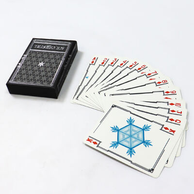 comprare 320gm Carta di cuore nero Carte da gioco personalizzate con logo di design personalizzato in 57x87mm Dimensione online manufacture