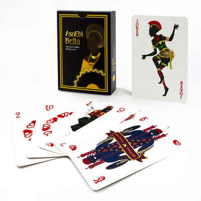comprare Carte da gioco stampate su misura con bordo dorato e logo personalizzato in dimensioni personalizzate per il poker e l'intrattenimento dei giochi online manufacture