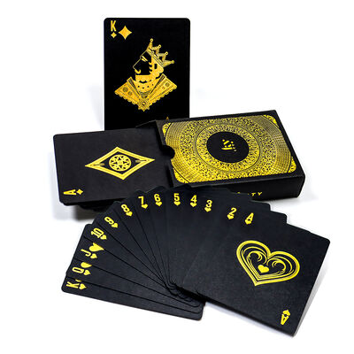 comprare Carte da gioco personalizzate con lamina d'oro e anima nera da 310 g/m² per poker e giochi online manufacture