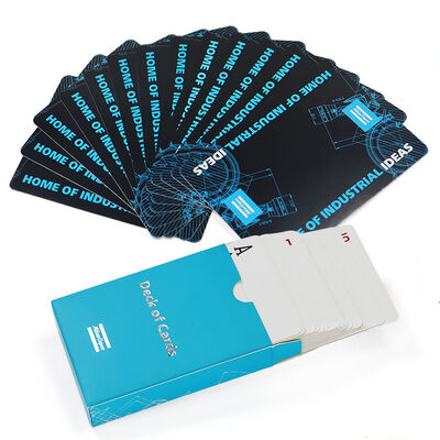 comprare Carte da gioco personalizzate all'ingrosso con logo personalizzato in scatola di plastica e stampa CMYK online manufacture