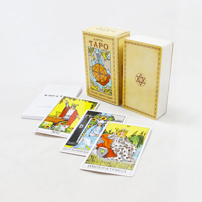 comprare Carte Tarot Personalizzate con Nucleo Nero da 310 g/m² con Guida per la Divinazione online manufacture