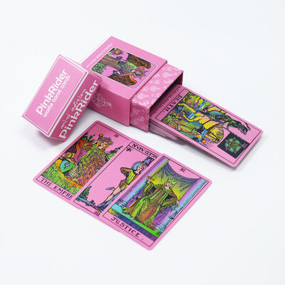 comprare Customized Design CMYK Color Printing Varnishing Finish Printable Tarot Cards Deck online manufacture