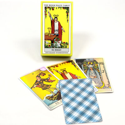 comprare Disegno personalizzato 310gm Carte Tarot in carta nera in 57*87mm Dimensione per uso personalizzato online manufacture