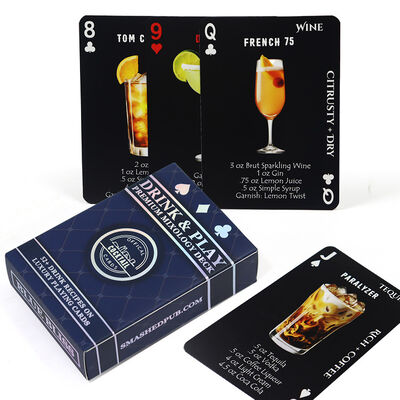 comprare Dimensioni personalizzabili Carte di poker personalizzate eco-compatibili con opzione all'ingrosso per pubblicità e giochi online manufacture