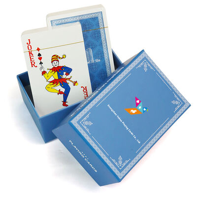 comprare Carte da gioco portatili durevoli personalizzate per l'intrattenimento con loghi e scatola personalizzati online manufacture