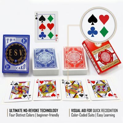 comprare Innovativo quattro colori senza revoco carte da gioco con abiti colorati per principianti ed educatori online manufacture