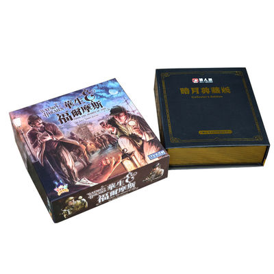 comprare Il gioco da tavolo personale UV del punto con gli strizzacervelli dorati della scatola della stagnola si è avvolto online manufacture