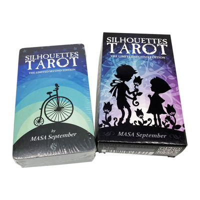 comprare carte di tarocchi stampabili di 70*120mm, carte di tela di Halloween Oracle di struttura online manufacture