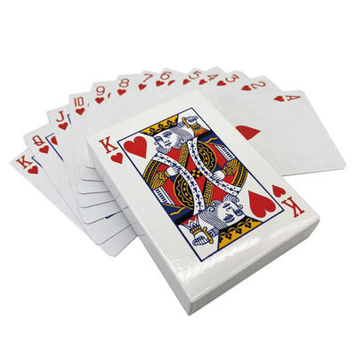 comprare Le carte da gioco su ordinazione del PVC, CMYK hanno personalizzato le carte del poker online manufacture