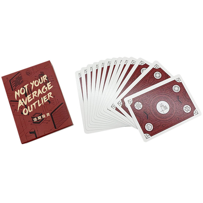 Carte da gioco su ordinazione durature 4 Eights 4 prese per i partiti