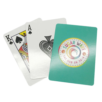 54 carte da gioco su ordinazione di dimensione standard del poker dei pc con 2 burloni