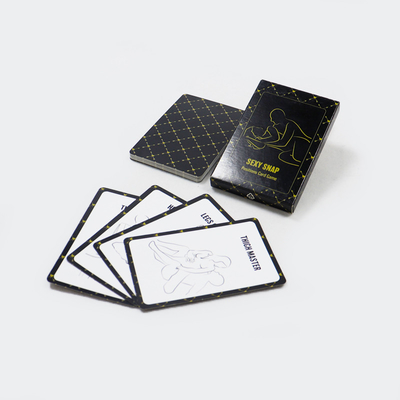 Alta qualità personalizzata il tuo Sexy Snap Positions Card Game design passione divertente coppia camera da letto postura giochi di carte poker