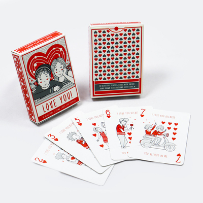 Alta Durabilità Carte da gioco personalizzate Carte da poker di coppia 4 colori Pantone stampati