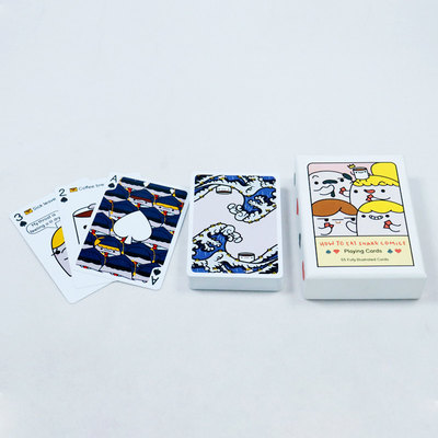 100% PVC carte da gioco impermeabile Disegno e disegno per bambini personalizzati Deck durevole
