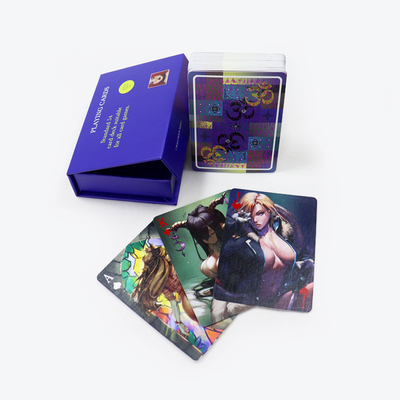 Cartoni animati espongono carte da gioco personalizzate colore Pantone Germania Carta da gioco a base nera