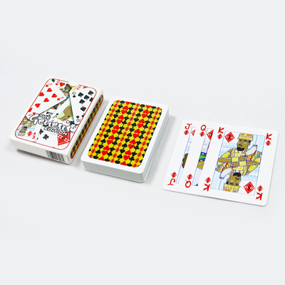 Stampa su misura Originali di colore nero in stile africano carte da gioco stampate di alta qualità cartone animato carta da gioco bianca