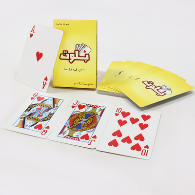 Disegno personalizzato Logo personale Plastico Poker Deck Gioco Impermeabile Stampa Durabile PVC Plastico carte da gioco