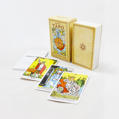 Interno di intrattenimento Tarot Card in Grid Box Custom Printing Oracle per i giochi di carta