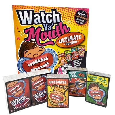 Grandezza personalizzata Crystal Ya' Mouth Family Edition L'Ultimate Hilarious Mouthguard Card Game