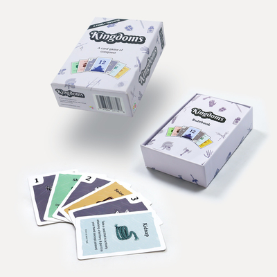 Disegno personalizzato accettato Personalizzazioni di carte da gioco per famiglie con coperchio e confezionamento base