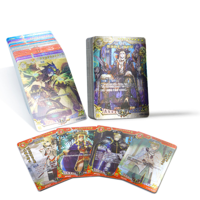 Personalizzazioni laser stampate personaggi di giochi di carte per bambini Foto carte per giochi per bambini