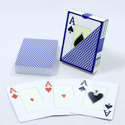 Carte da poker in plastica impermeabile al 100% con indice Jumbo e stampa CMYK