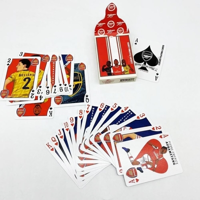 Disegno su misura Carte da gioco Fabbricazione per il calcio Star Match Attax Casual Games
