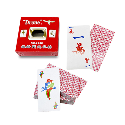 Viaggio in famiglia americano Mahjong carte di gioco con logo personalizzato e certificato ISO