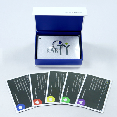 Logo personalizzato Superficie UV Finishing First Date Gioco di carte per uomini e donne strani