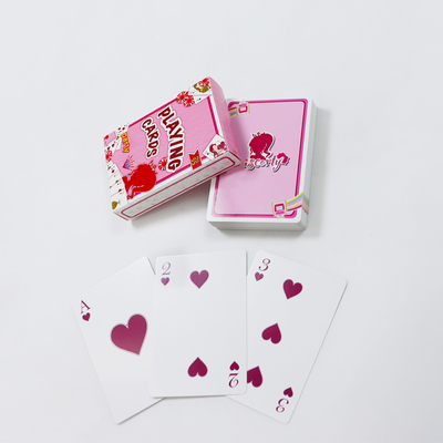 Fabbricazione Disegni personalizzati donne carte da gioco rosa per coppia gioco personalizzato