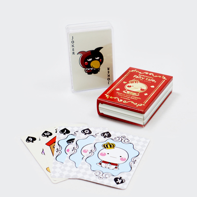Cartoon Deck stampato Verniciatura superficiale Finishing Custom Limited Edition Playing Cards