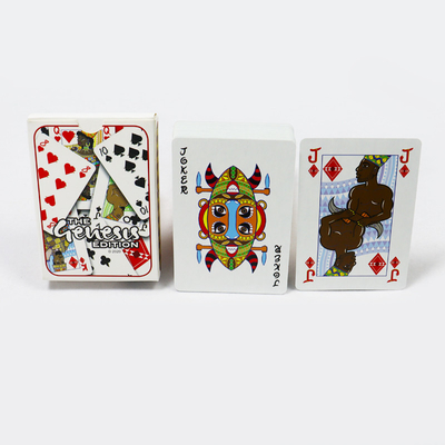 Pubblicità personalizzata Club Poker ufficiale carte da gioco carta stampata in stile africano