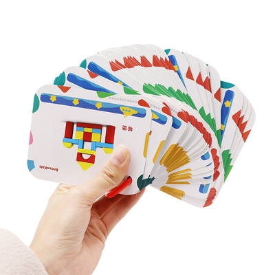 Gioco didattico per bambini Cartoline stampate su misura con grafica colorata