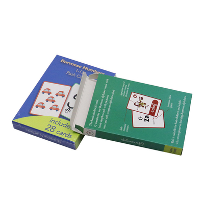 Dimensioni personalizzate Netters Anatomia Alfabeto Tasca Matematica Flash Card Disegni personalizzati