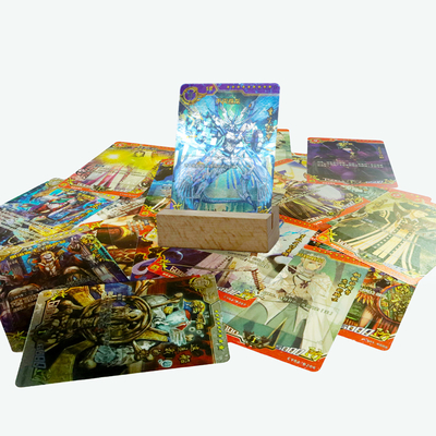 Stampa di personaggi di cartoni animati classici con laser Pokémoned carte da gioco Disegno personalizzato