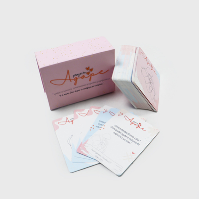 Gioco di carte di affermazione Giochi di carte personalizzati Fare o Osare Domande giornaliere Deck di carte flash